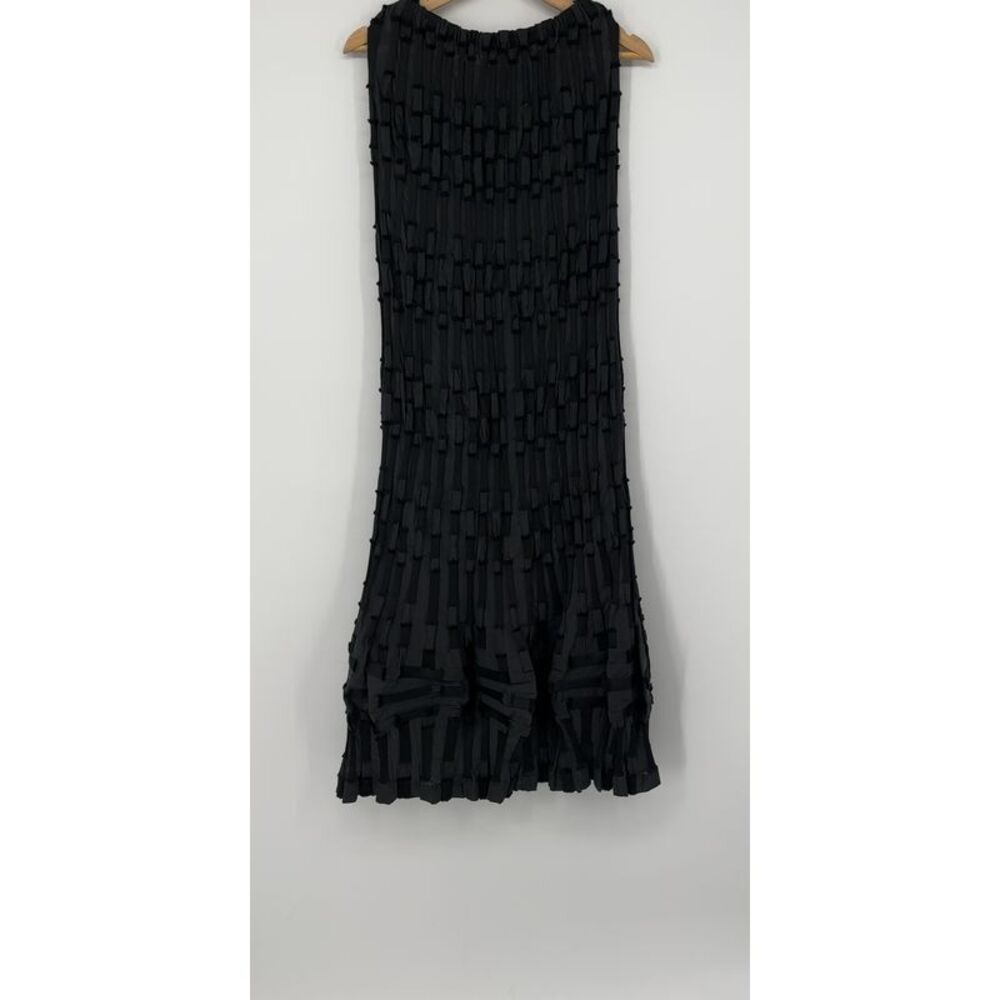 Issey Miyake Pleated Dress in Black